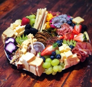 charcuterie board made by The Rind Cheese shop in Hammond La